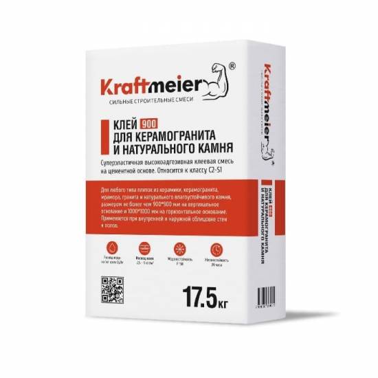 Kraftmeier 900. Клей для керамогранита и натурального камня.